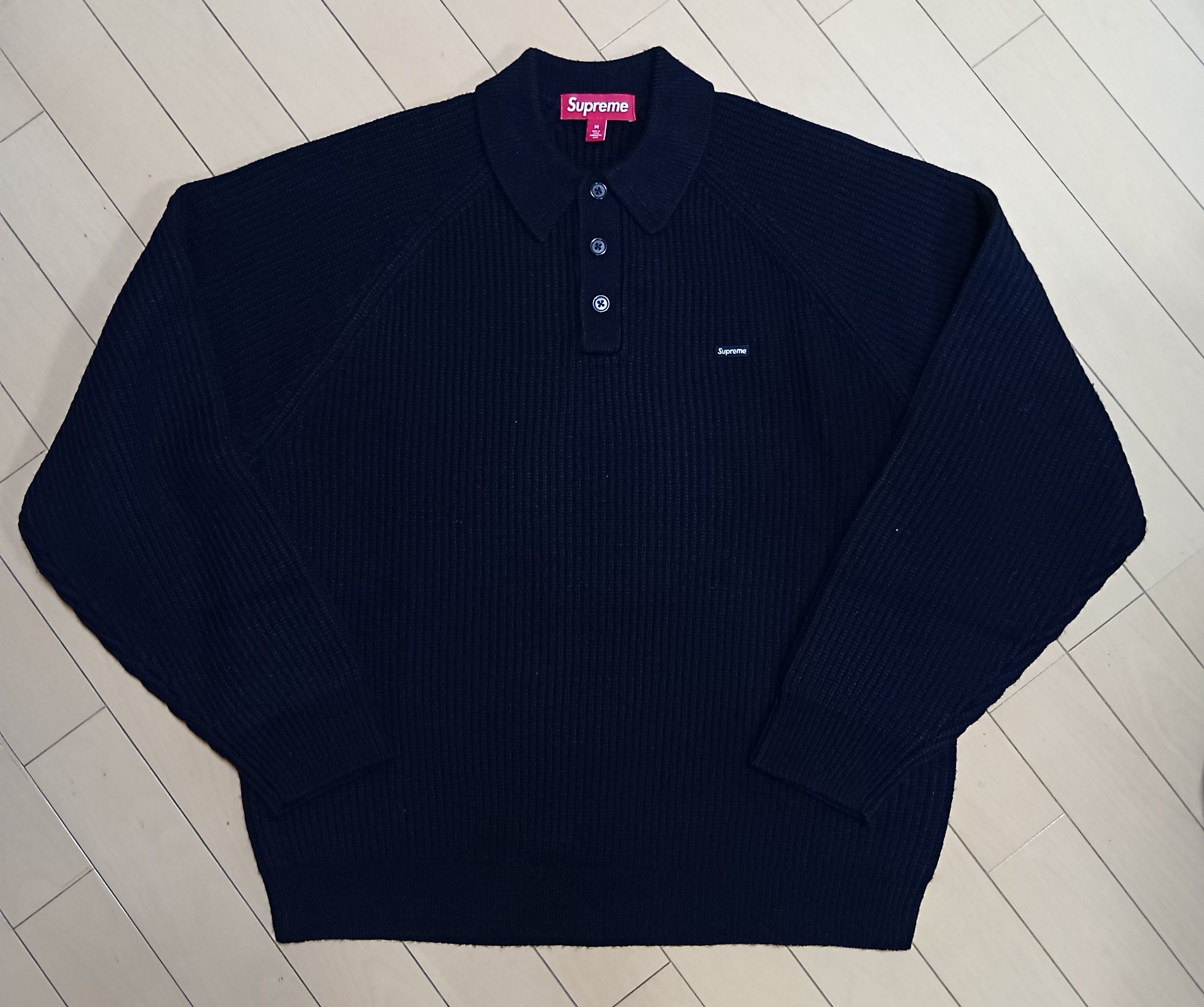 Supreme Small Box Polo Sweater 