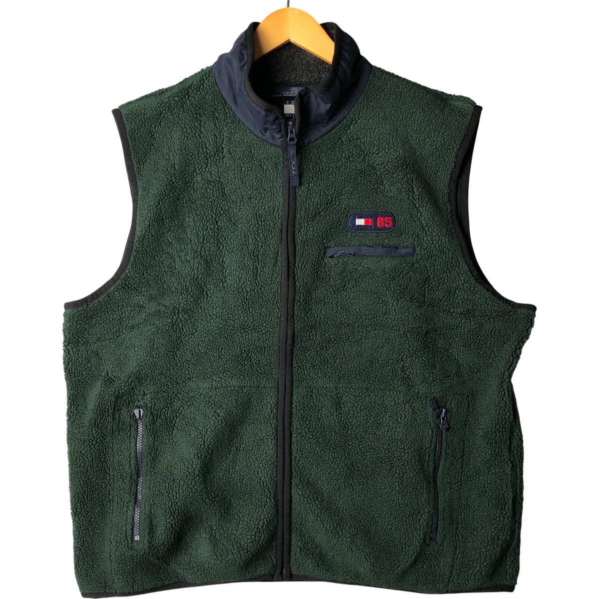 古着 90年代~ トミーヒルフィガー TOMMY HILFIGER ボアベスト メンズXL相当/eaa592087