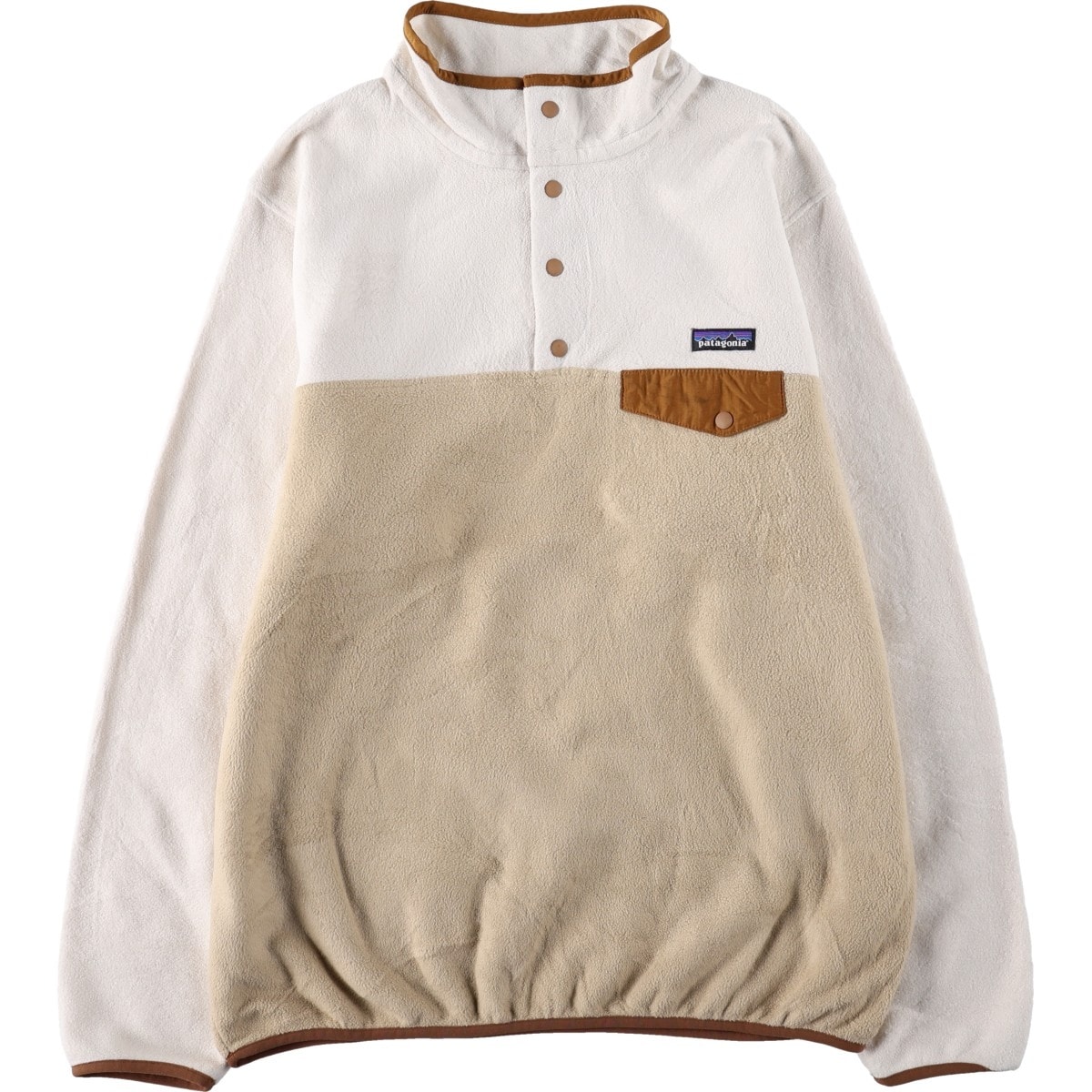 古着 パタゴニア Patagonia ライトウェイトシンチラスナップT 25455FA14 ハーフスナップ フリースプルオーバー レディースXL相当/eaa678768