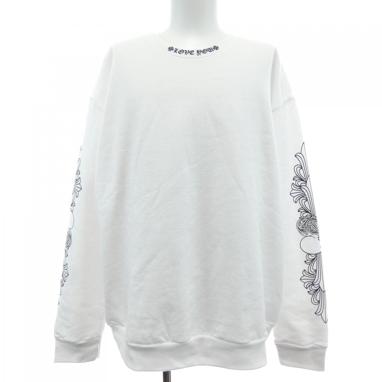 Chrome Hearts Love You Crew Sweatshirt "White"