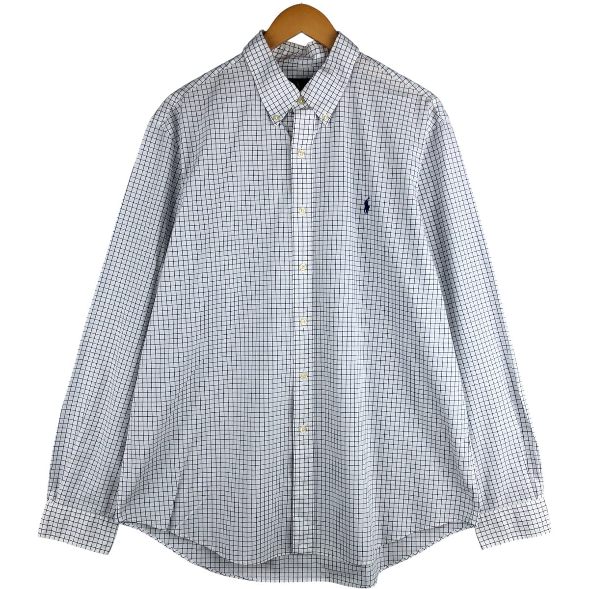 古着 ラルフローレン Ralph Lauren 長袖 ボタンダウンチェックシャツ メンズXL相当/eaa590969