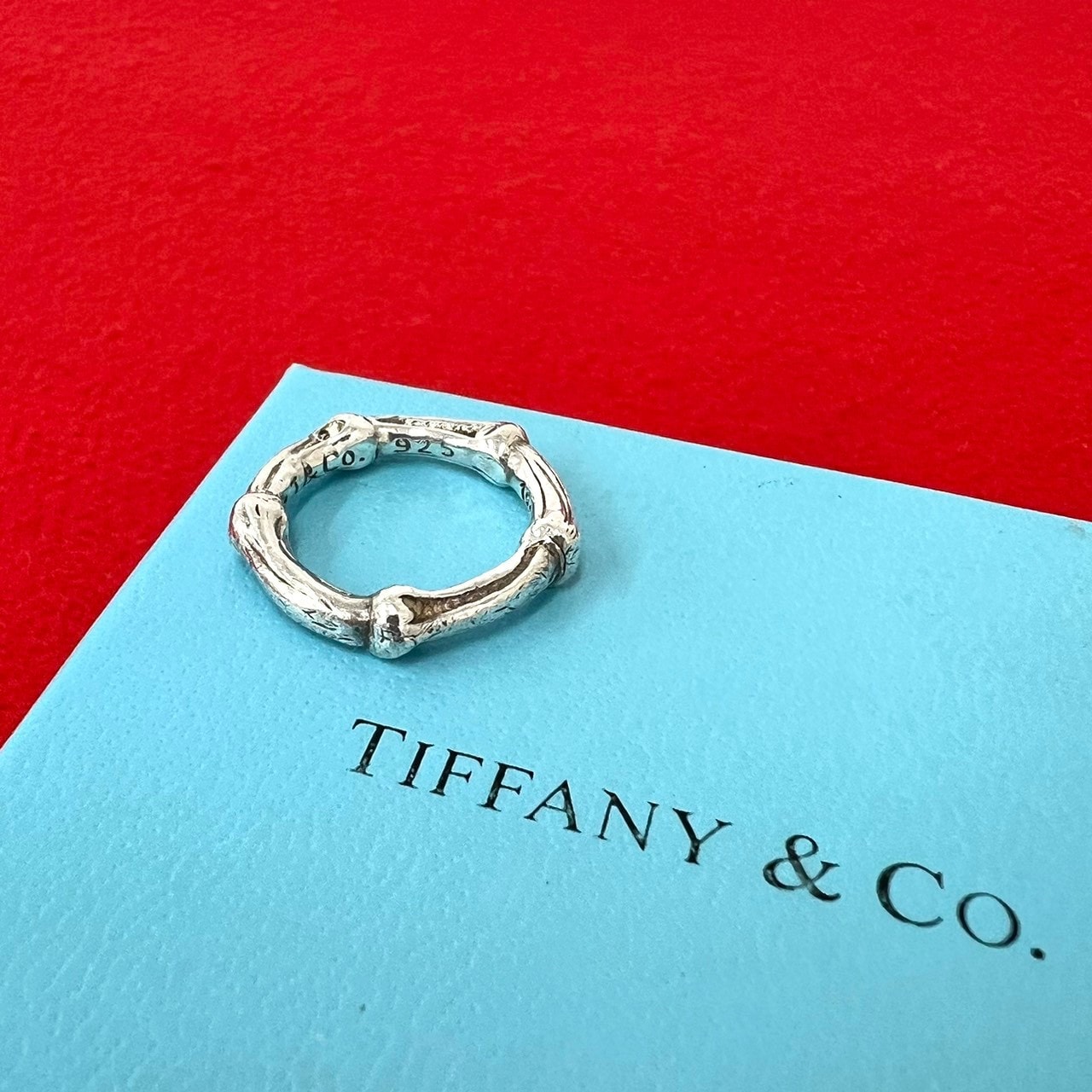 TIFFANY&Co. ティファニー バンブー リング シルバー925 リング・指輪 9号 シルバー
 26014