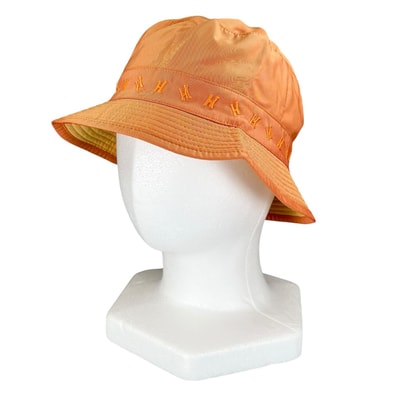 極美品 エルメス ハット オレンジ レディース 57