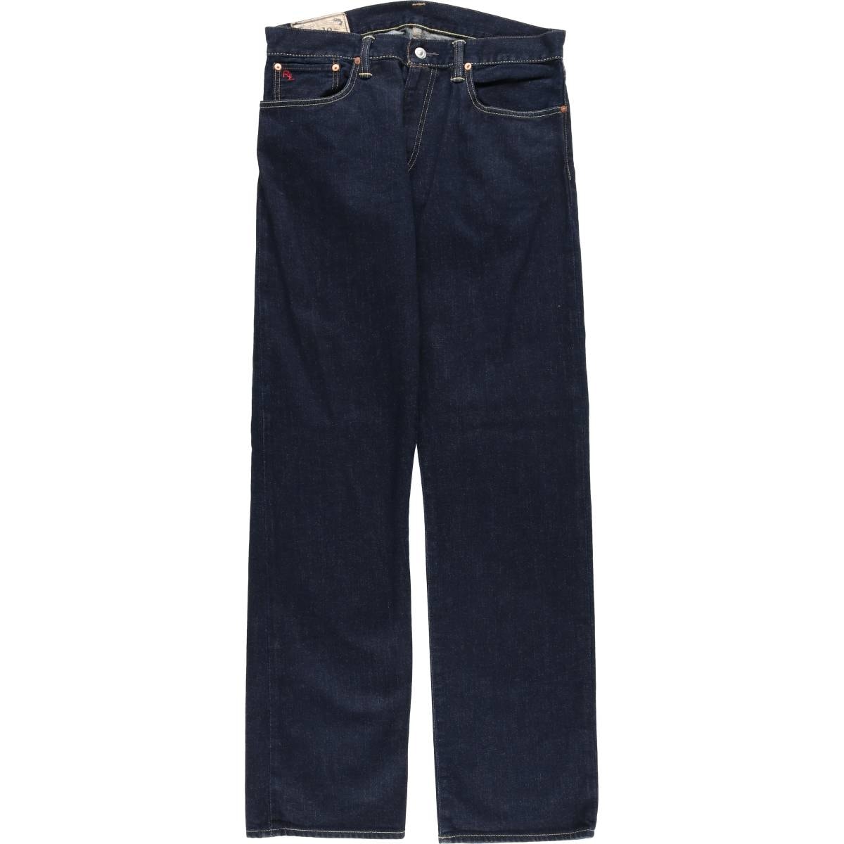 古着 ラルフローレン Ralph Lauren Polo RALPH LAUREN 濃紺 ストレートデニムパンツ メンズw34相当/eaa617016