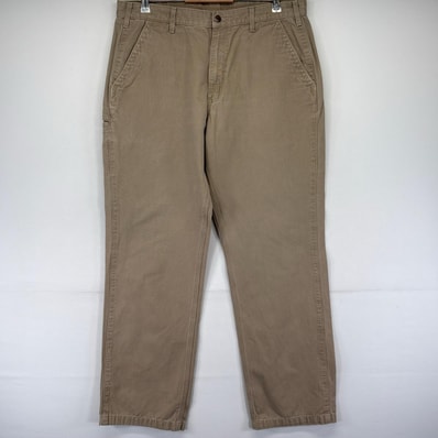 古着 カーハート Carhartt ダック パンツ ペインター ワーク ワンポイントロゴ w38×L34 ベージュ系 メンズ
