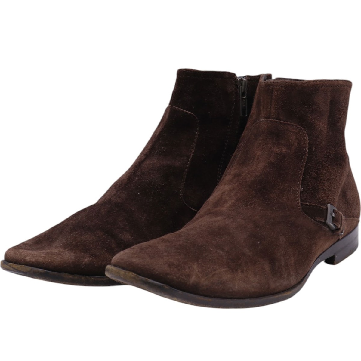 古着 トッズ TODS サイドジップ モンクストラップブーツ イタリア製 7 メンズ26.0cm相当/saa011567