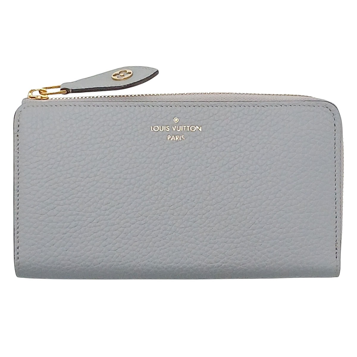 LOUIS VUITTON ルイ・ヴィトン ポルトフォイユ コメット 長財布 M82503 レザー グレー ピンク  レディース【中古】