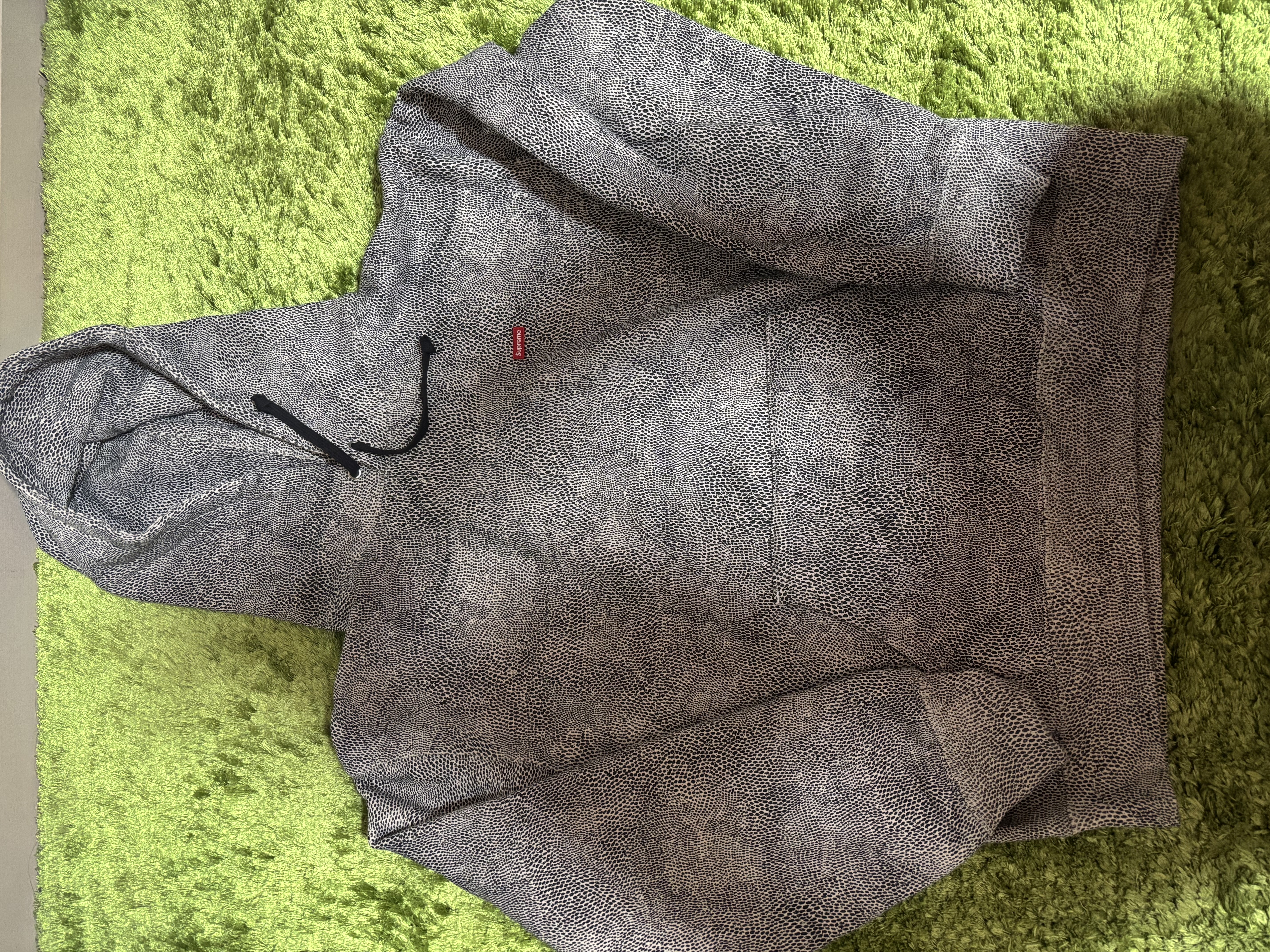 Supreme Small Box Hooded Sweatshirt "Snakeskin"