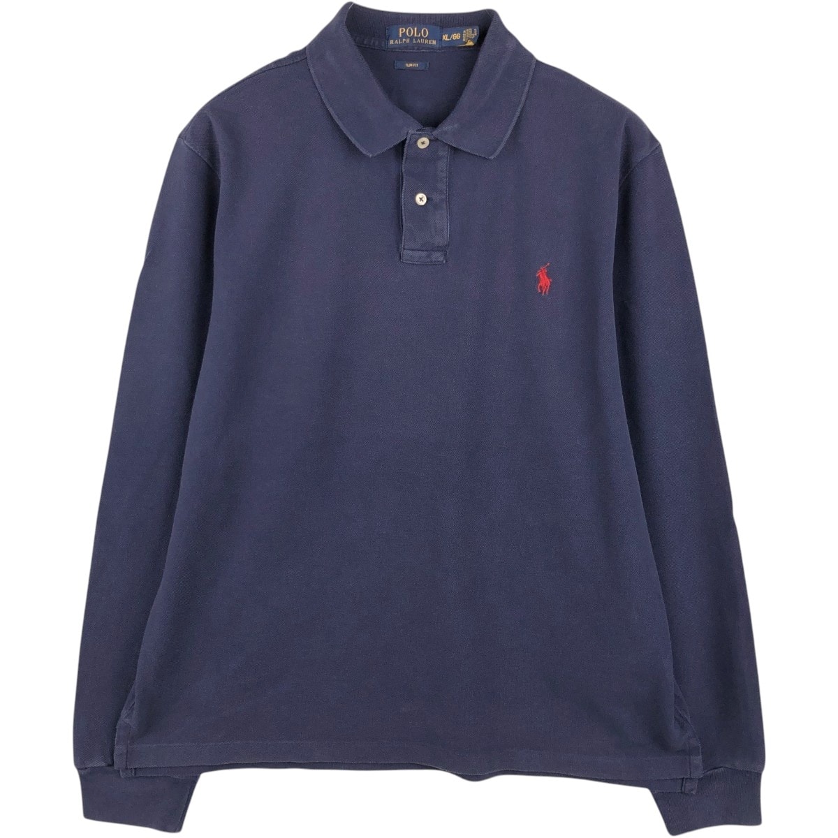 古着 ラルフローレン Ralph Lauren POLO RALPH LAUREN SLIM FIT 長袖 ポロシャツ メンズXL相当/eaa667110