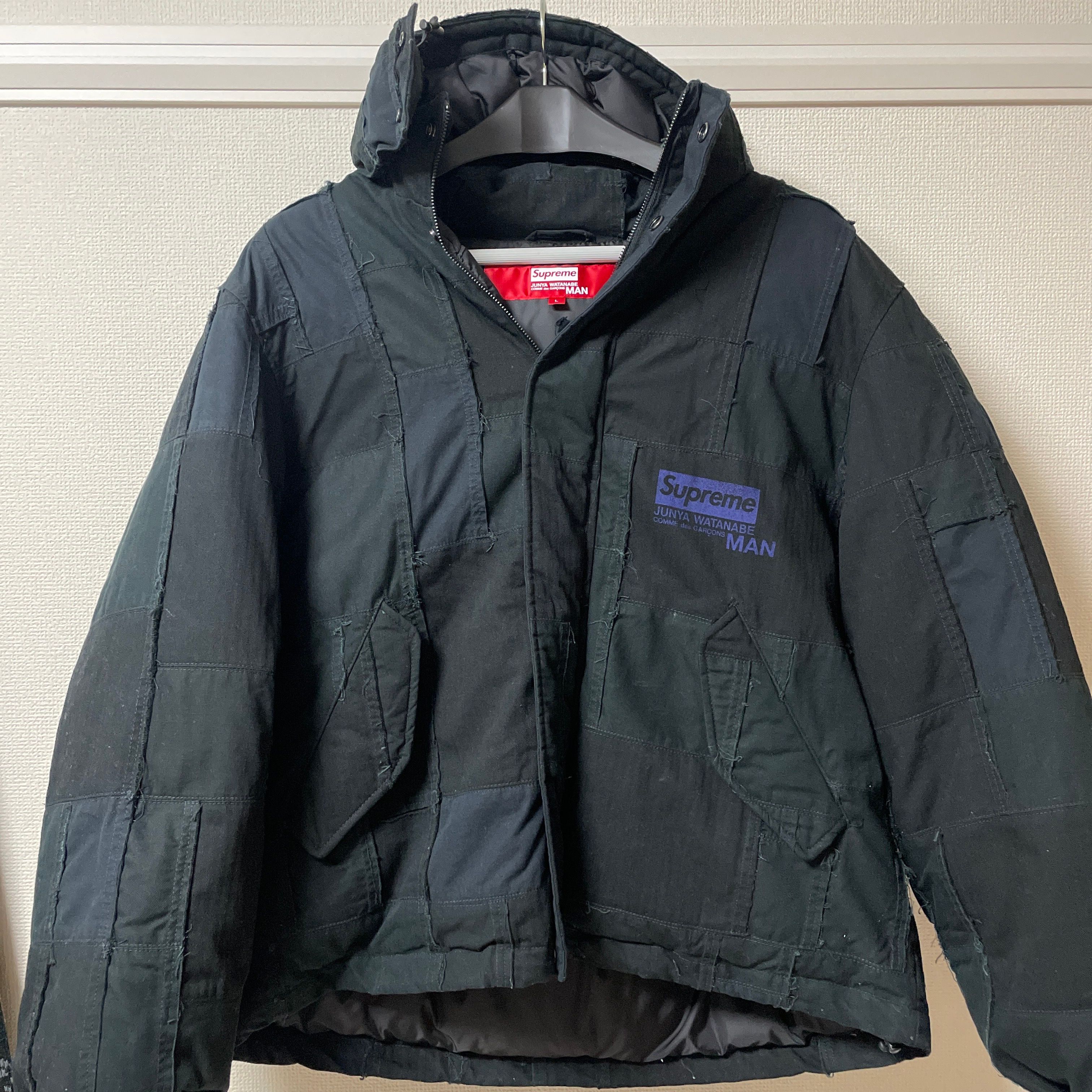 Supreme / JUNYA WATANABE COMME des GARCONS MAN Patchwork Puffy Jacket "Black"