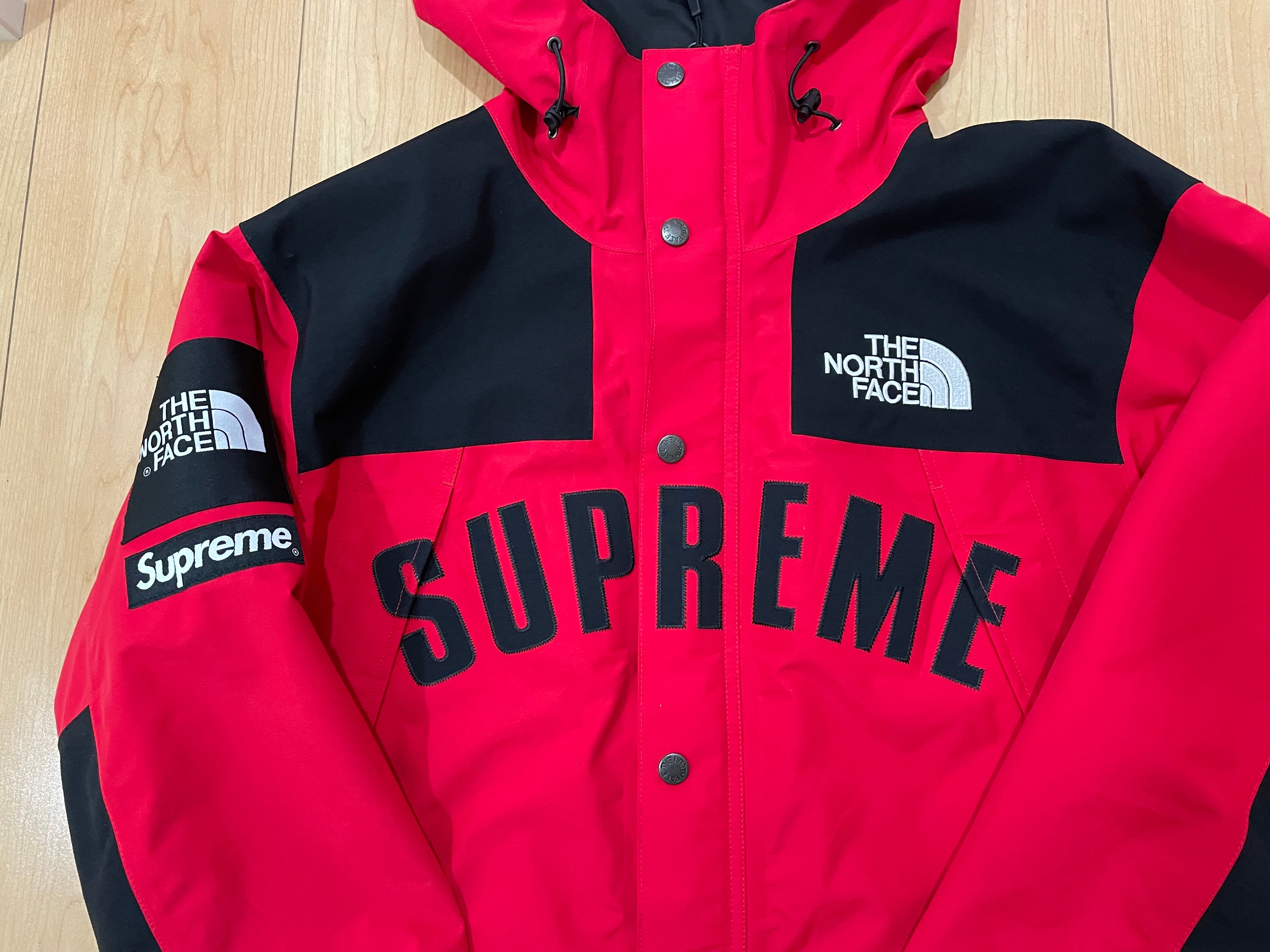 Supreme x The North Face Arc Logo Mountain Parka "Red"