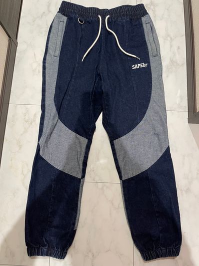 SAPEur DENIM TRACK PANTS "Indigo"