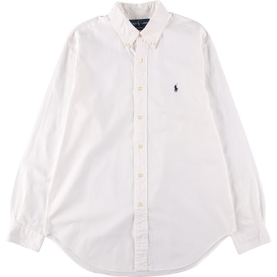古着 ラルフローレン Ralph Lauren CLASSIC FIT 長袖 ボタンダウンシャツ メンズL相当/eaa563421