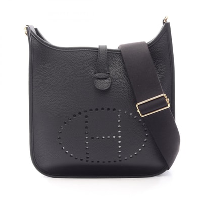 エルメス HERMES エヴリン 3 トロワ PM ショルダーバッグ バッグ レザー トリヨンクレマンス トリヨンクレマンス K刻印(2025年製造) レディース ブラック系 【中古】