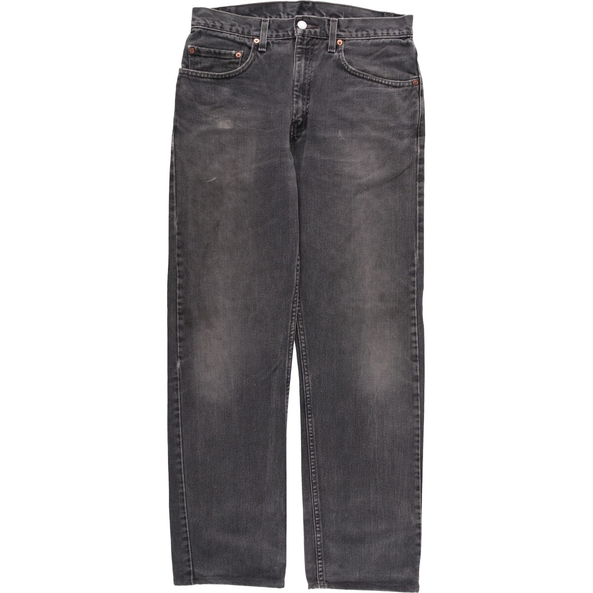 古着 00年代 リーバイス Levi's 505 REGULAR FIT STRAIGHT LEG ブラックデニム テーパードデニムパンツ メンズw32相当/eaa570475