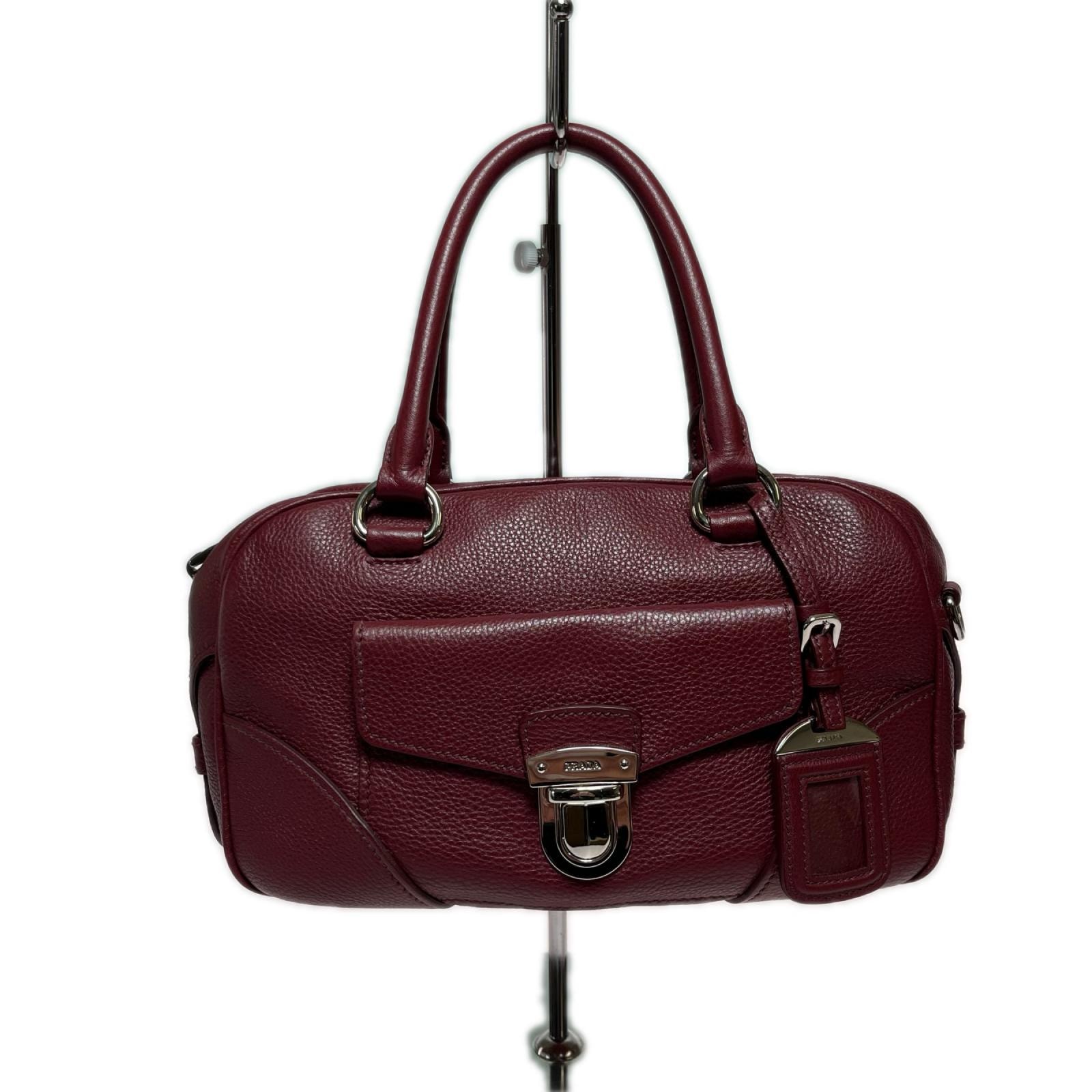 PRADA プラダ  2WAYショルダーバッグ 1BB006 ボルドー