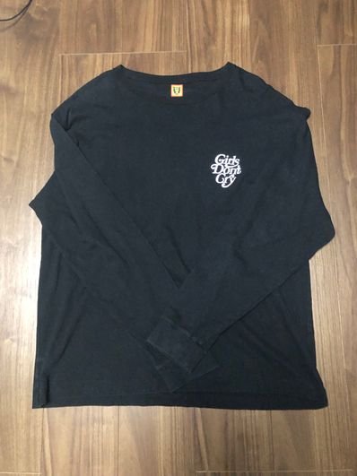 HUMAN MADE Girls Don ’t Cry Long sleeve tops "Black" / VERDY
