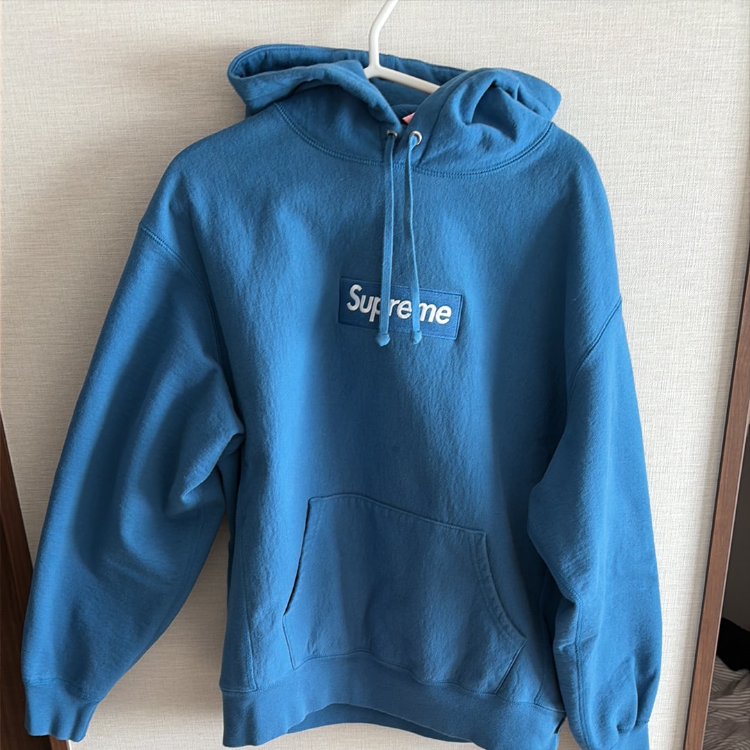 Supreme Box Logo Hooded Sweatshirt "Blue" (23FW)