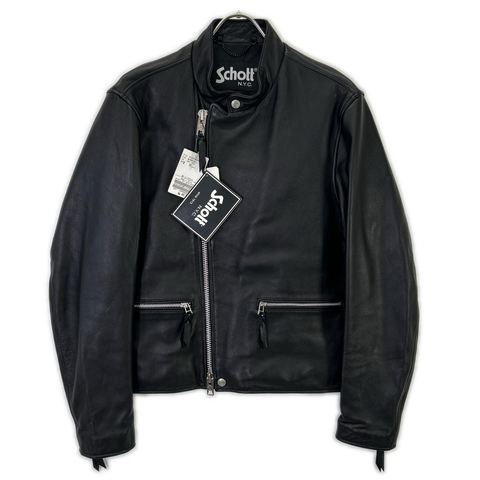 ショット 3191056 シープスキン ライダースジャケット M