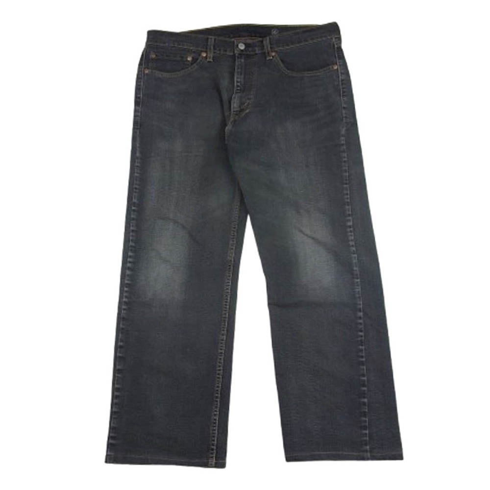 Levi's リーバイス デニムパンツ PC9-00505-2311 505 ジップフライ ストレート ブラック デニム パンツ ブラック系 W36L32【中古】