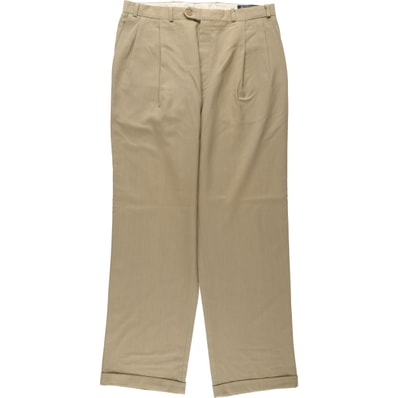 古着 ラルフローレン Ralph Lauren POLO UNIVERSITY CLUB ツータック スラックスパンツ メンズw35相当 ヴィンテージ/eaa622821