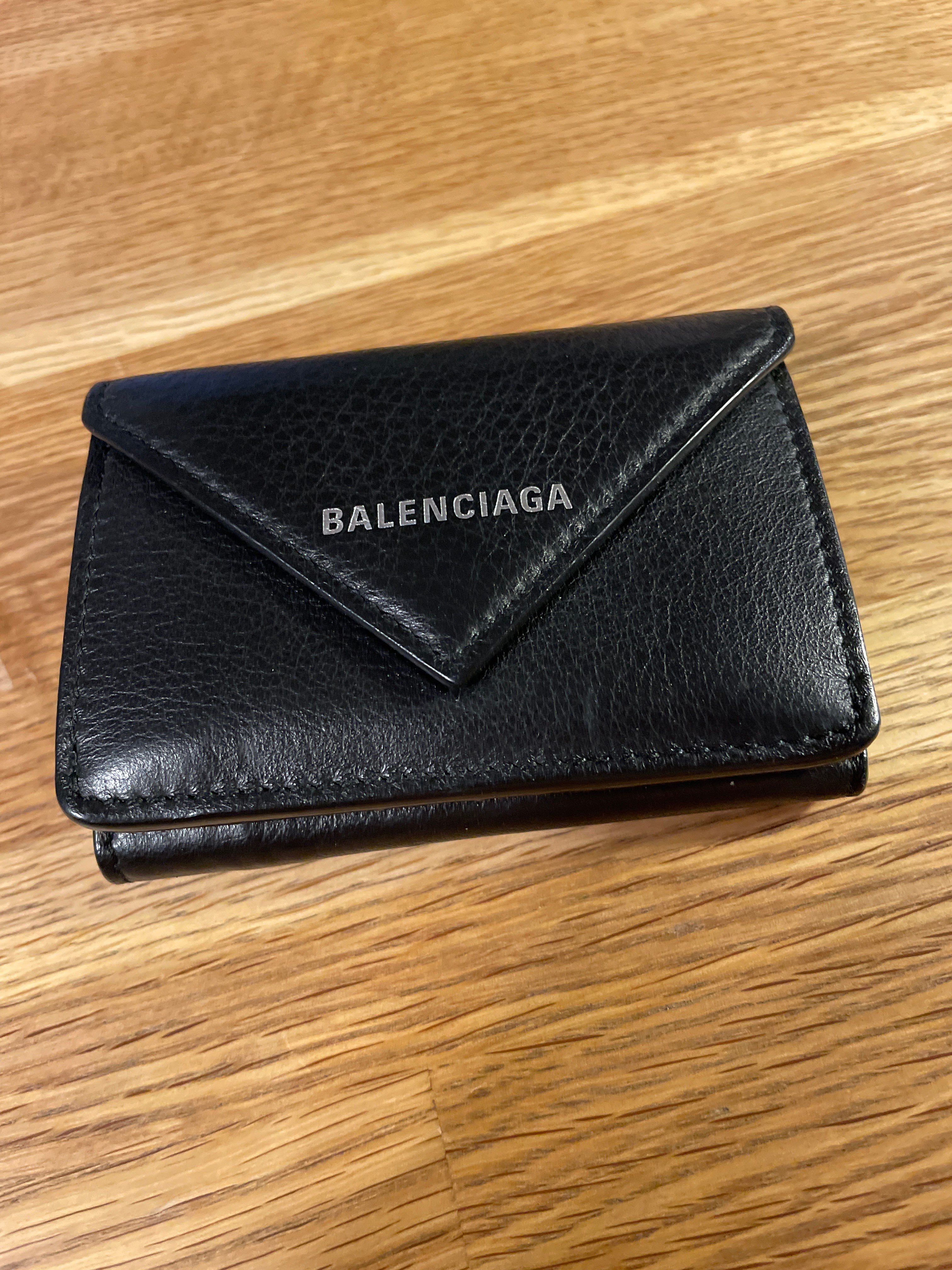BALENCIAGA Papier Mini Wallet "Black"