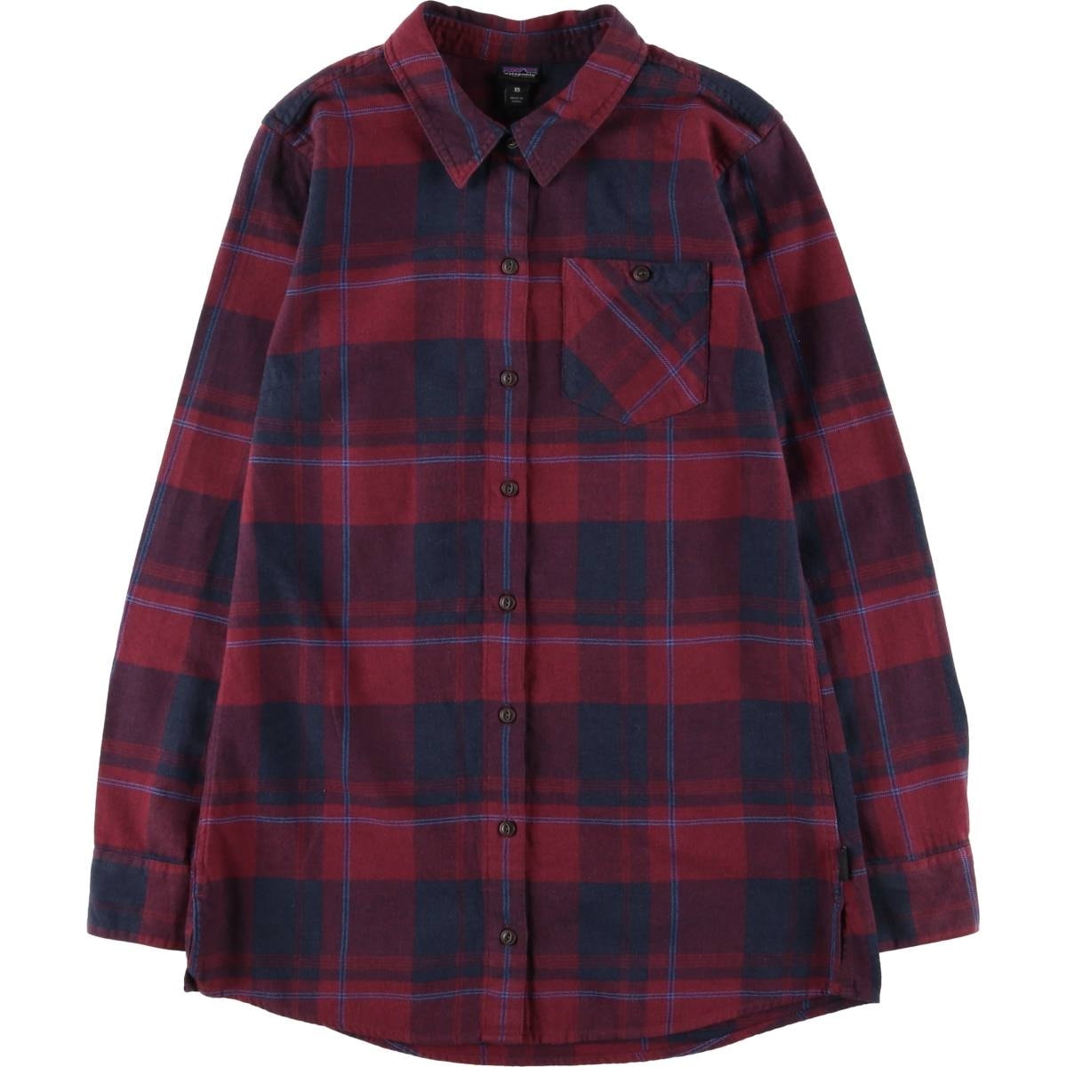 古着 パタゴニア Patagonia ORGANIC COTTON オーガニックコットン 53235FA17 長袖 コットンチェックシャツ レディースXS相当/eaa533425