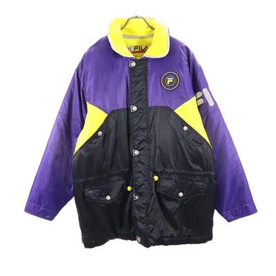 FILA フィラ 中綿 ベンチコート L ロゴ