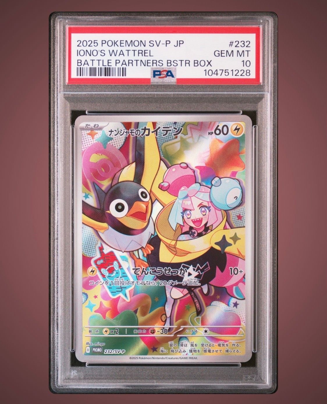 ナンジャモのカイデン P [SV-P 232](プロモーションカード「拡張パック バトルパートナーズ Box購入キャンペーン」)