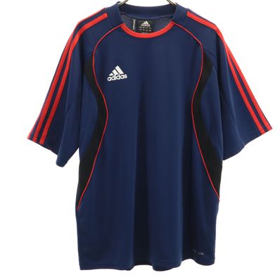 adidas アディダス トレーニング 半袖 Tシャツ L ネイビー