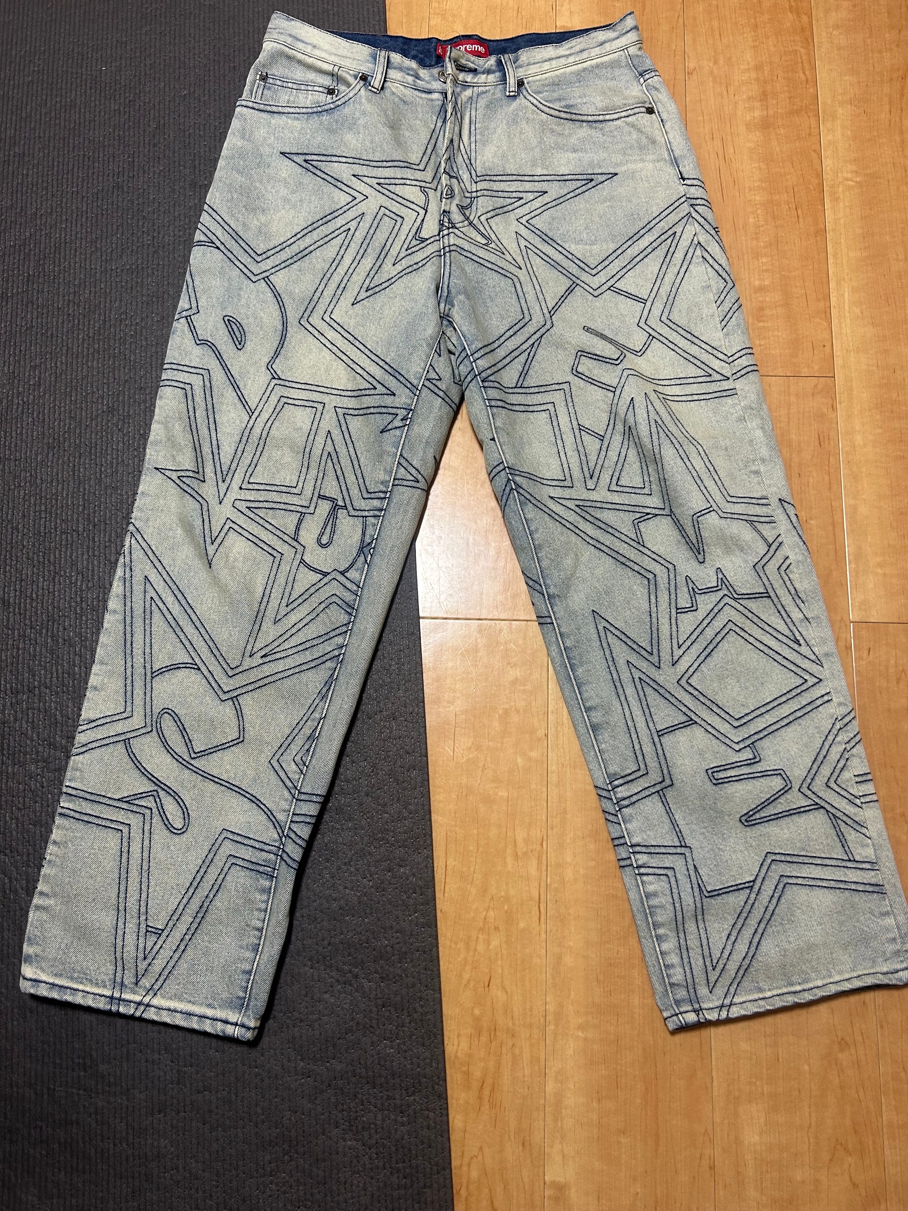 Supreme Stars Topstitch Baggy Jean "Dirty"
