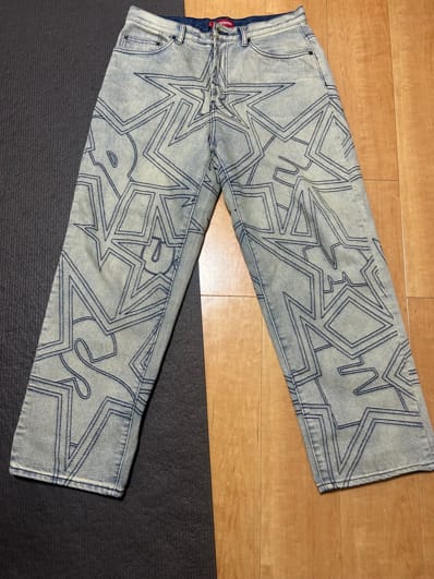 Supreme Stars Topstitch Baggy Jean "Dirty"