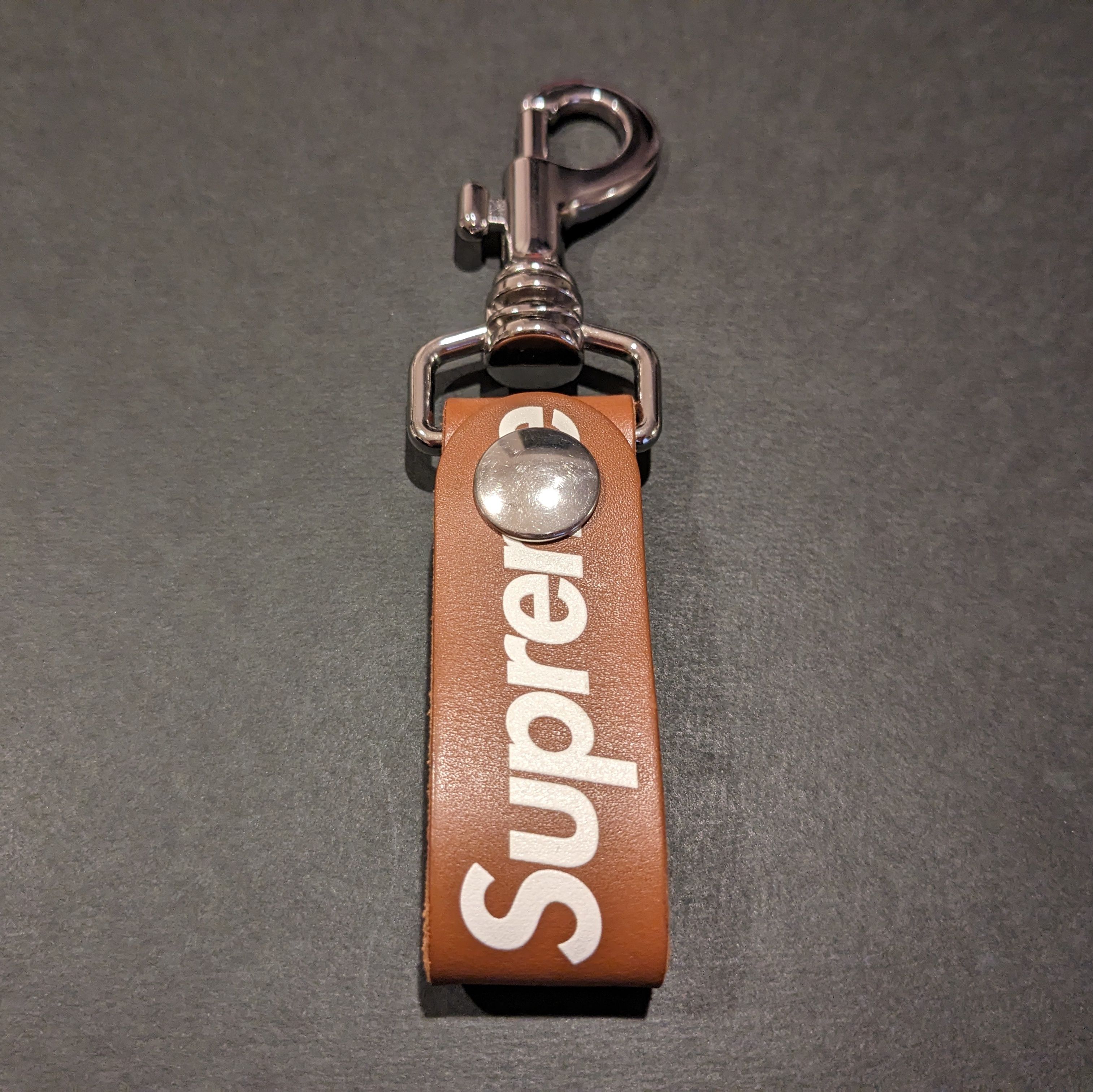 Supreme Leather Key Loop 