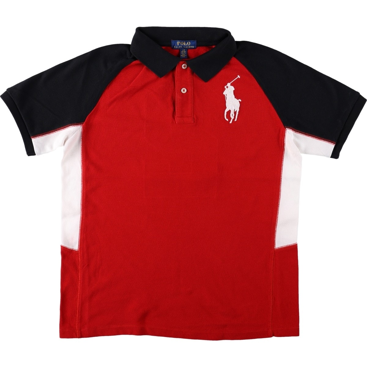 古着 ラルフローレン Ralph Lauren POLO RALPH LAUREN ビッグポニー 半袖 ポロシャツ レディースM相当/eaa668430