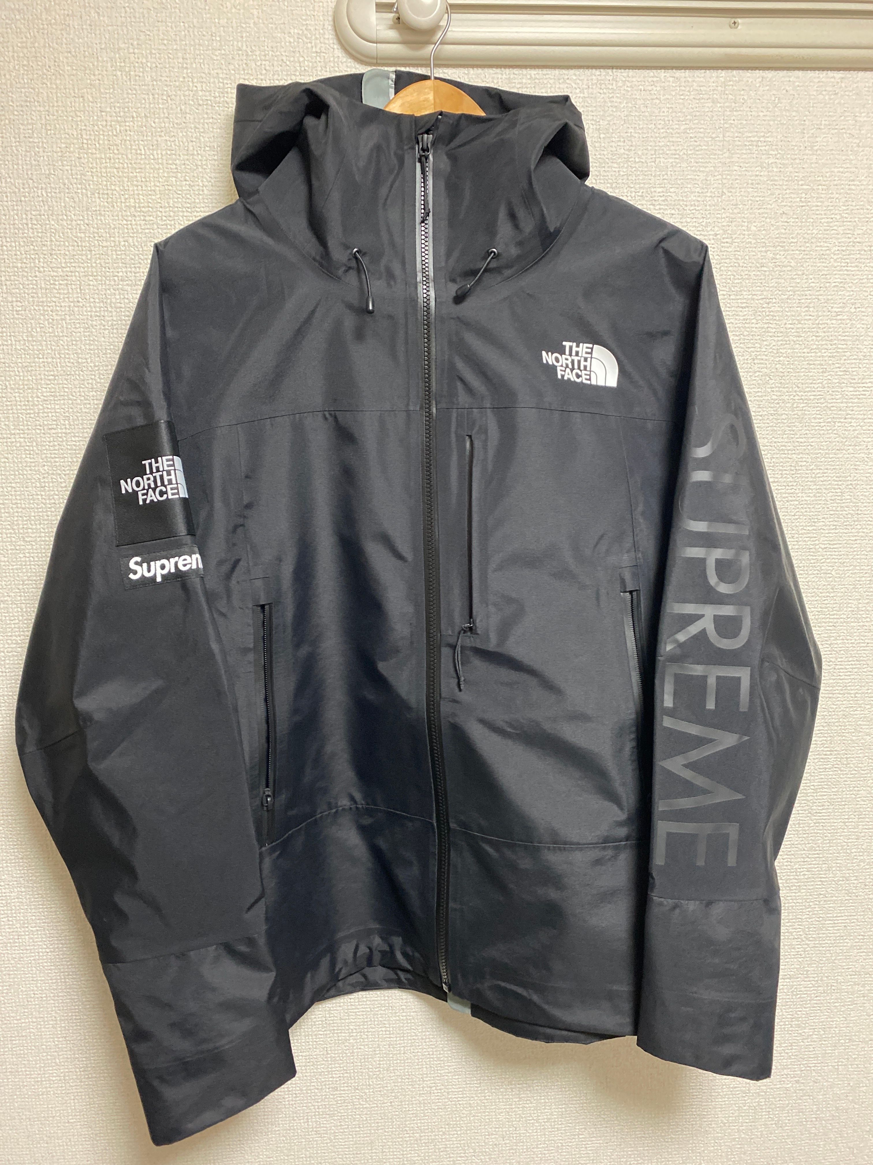 Supreme x The North Face Split Taped Seam Shell Jacket "Black"