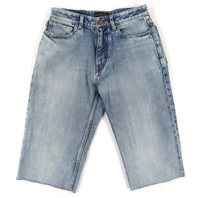 極美品 バレンシアガ デニムパンツ インディゴブルー メンズ M 753212