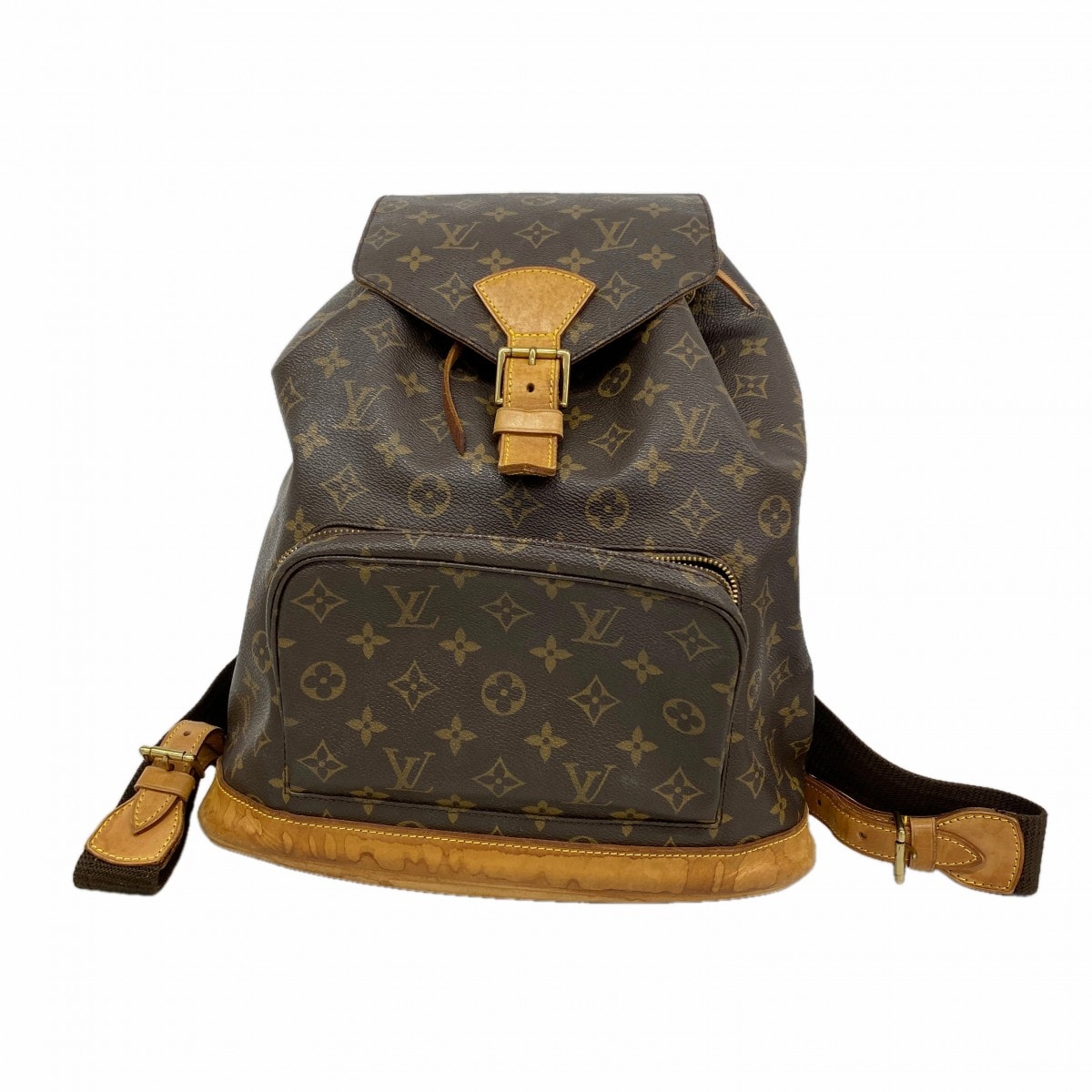 【6gd5094】ルイヴィトン リュック・デイパック モノグラム モンスリGM M51135 ブラウン【中古】レディース