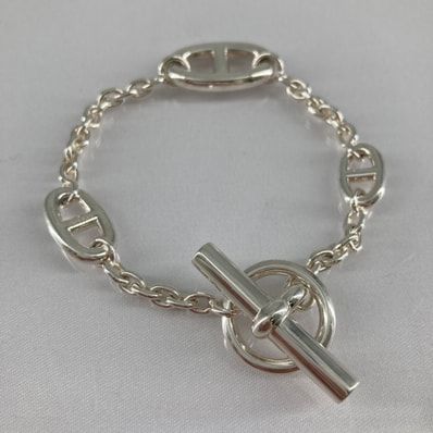 Hermes Chaine D'ancre Farandole Bracelet "Silver"