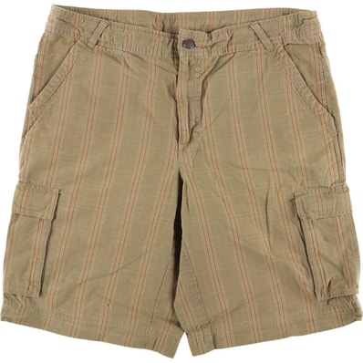 古着 00年代 パタゴニア Patagonia ORGANIC COTTON オーガニックコットン 57695S0 チェック柄 カーゴショーツ ハーフパンツ メンズw36相当/eaa586233