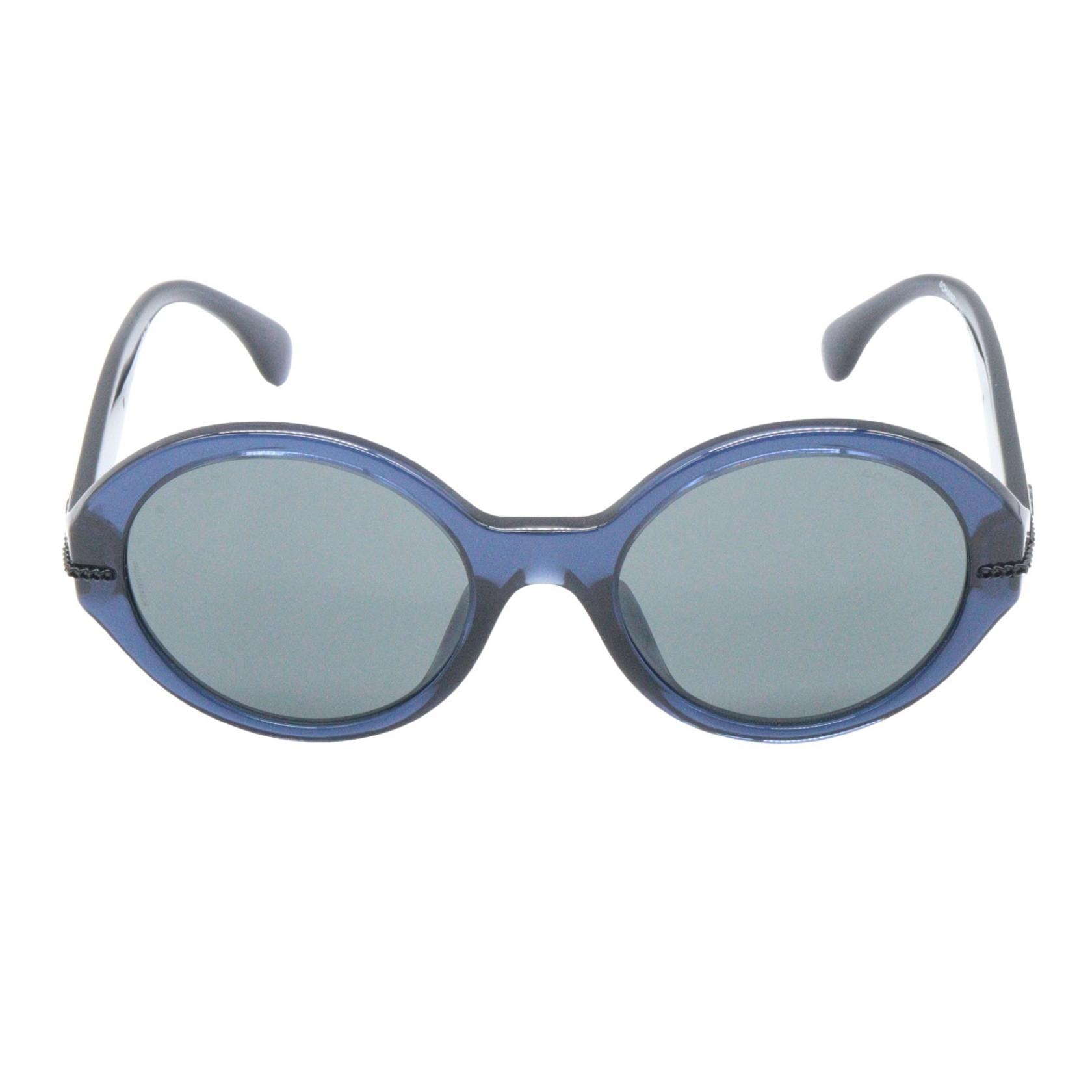 シャネル CHANEL サングラス サングラス 衣料品 アセテート レディース ブルー系 5511A 503/S4 【中古】