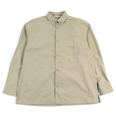 極美品 グッチ
長袖シャツ カーキ メンズ 52 762164