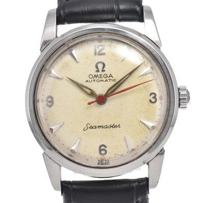 オメガ OMEGA 2991-1-SC ヴィンテージ シーマスター Cal.570 シルバー 自動巻き メンズ 腕時計 Y#146322