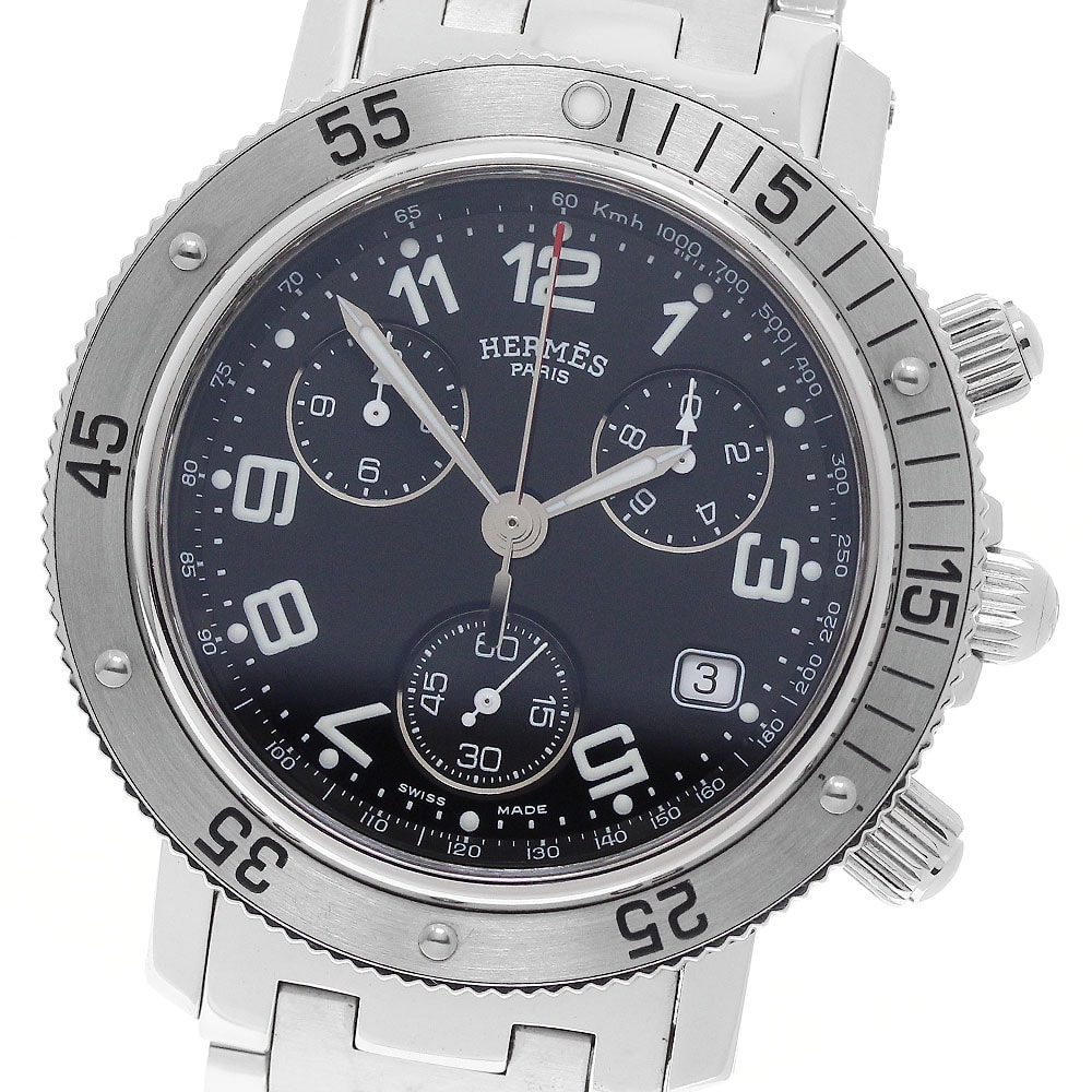 エルメス クリッパーダイバー クロノグラフ CL2.910 メンズ 【中古】