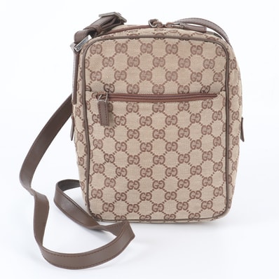 ■美品 グッチ GGキャンバス 0181612 ショルダーバッグ