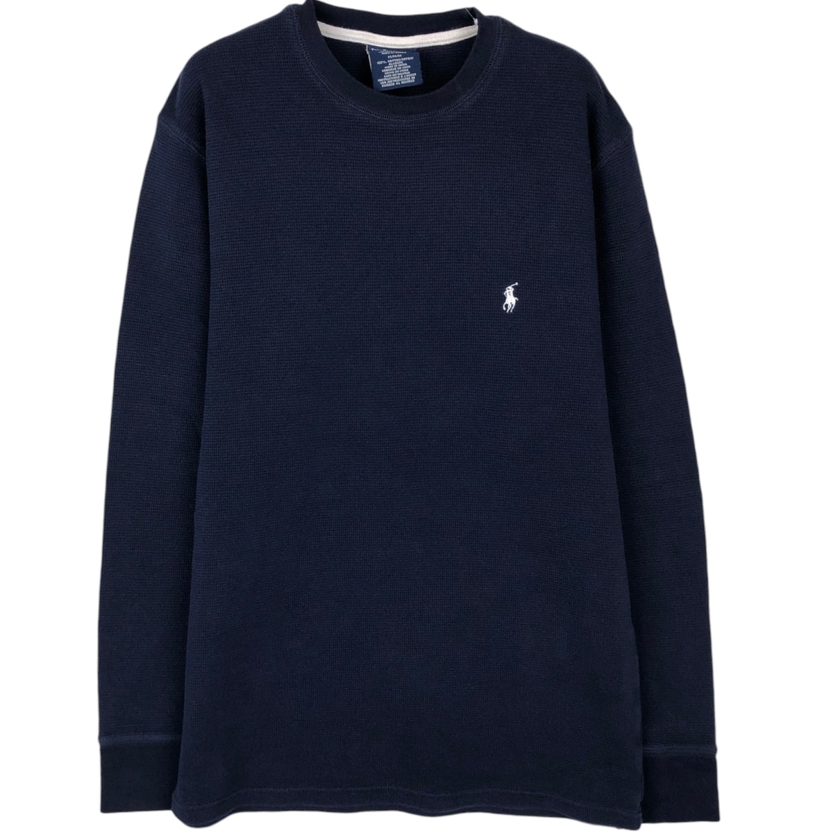 古着 ラルフローレン Ralph Lauren POLO RALPH LAUREN SLEEPWEAR サーマルロンT ワッフル メンズM相当/eaa620026