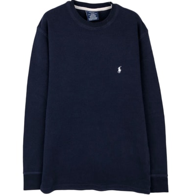 古着 ラルフローレン Ralph Lauren POLO RALPH LAUREN SLEEPWEAR サーマルロンT ワッフル メンズM相当/eaa620026