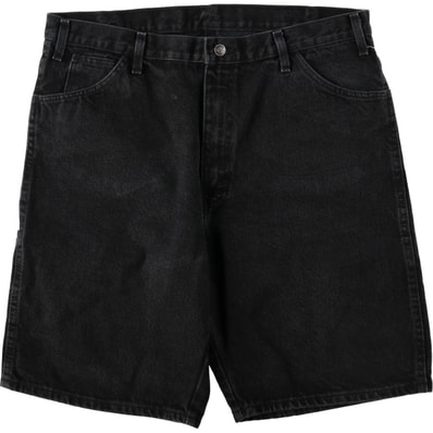 古着 ディッキーズ Dickies ブラックデニムショーツ ショートパンツ メンズw38相当/eaa647975