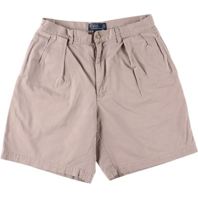 古着 ラルフローレン Ralph Lauren POLO by Ralph Lauren TYLER SHORT ツータック チノショーツ ショートパンツ メンズw32相当/eaa559918