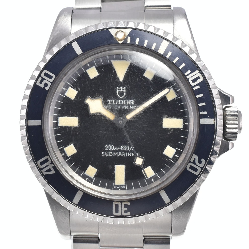 チューダー TUDOR 7016/0 ヴィンテージ サブマリーナ ブラック 自動巻き メンズ 良品 内箱付き 腕時計 Y#147954