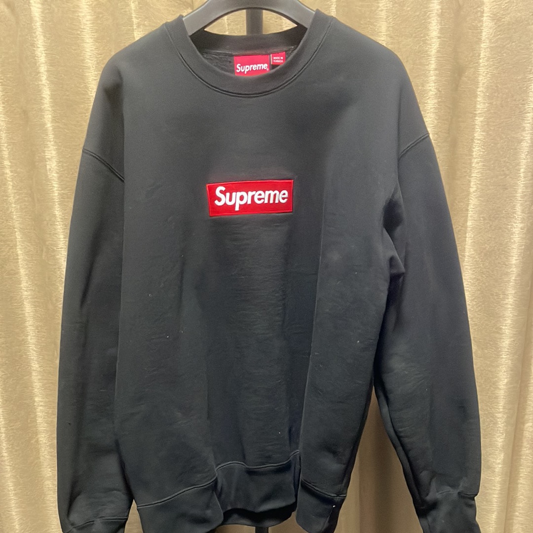 Supreme Box Logo Crewneck "Black" (22FW)